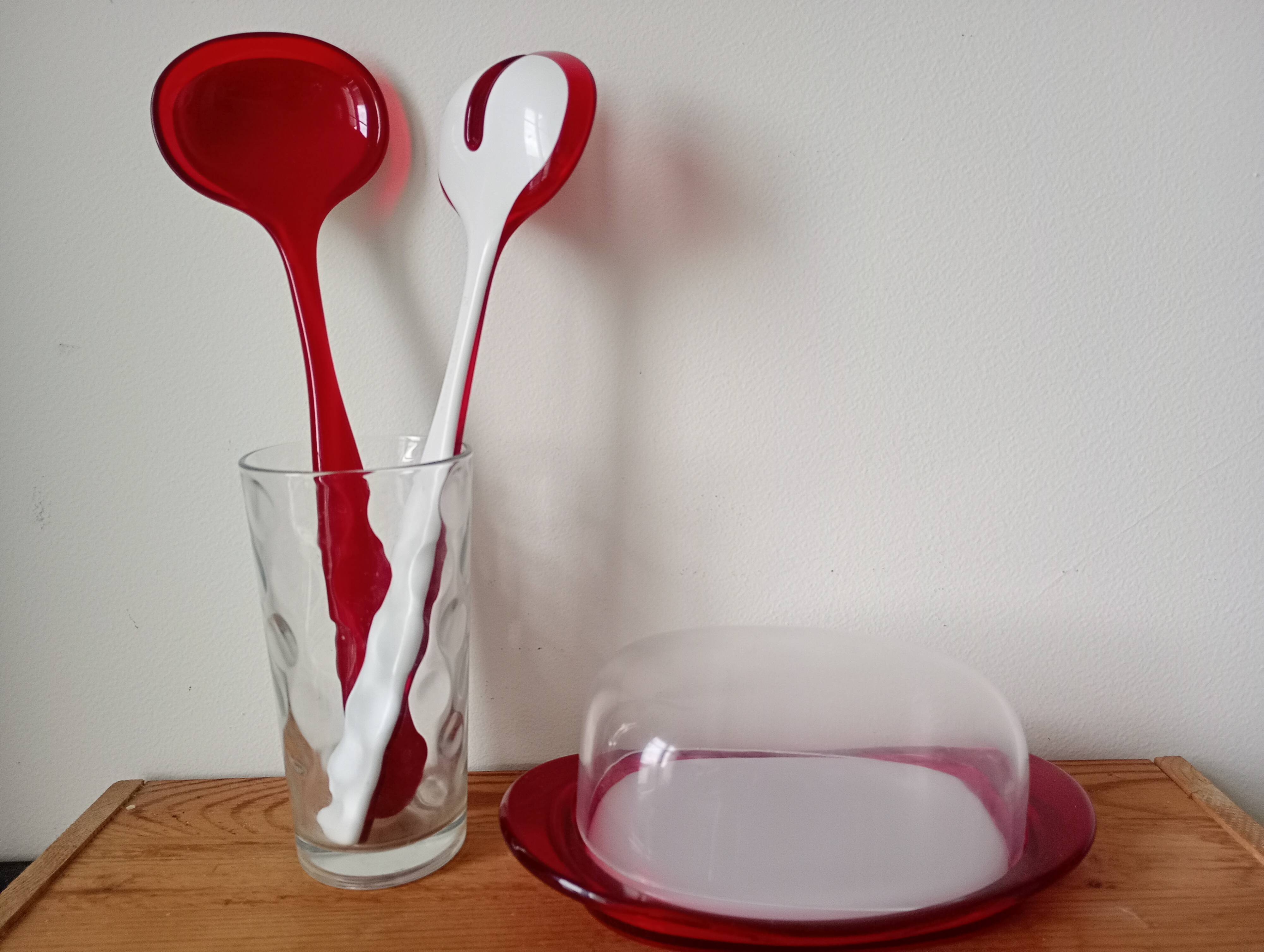 designer butter dish by Guzzini. Italy