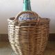 Bottle old demijohn 10L with Wicker of protection
