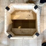 Travertine coffee table
