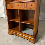 vintage 1970s walnut entrance locker room