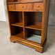 vintage 1970s walnut entrance locker room