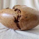 Mike Mahoney, Maple Burl Sculpture Vase, 28cm, Very Good Condition