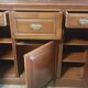 English secretary in old mahogany