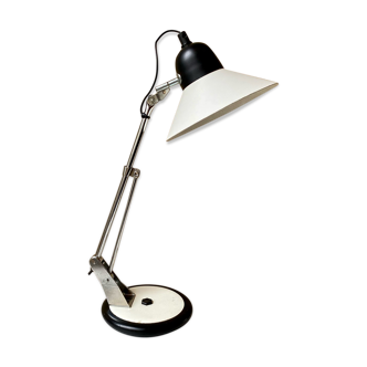 Aluminor articulated desk lamp France vintage 70s