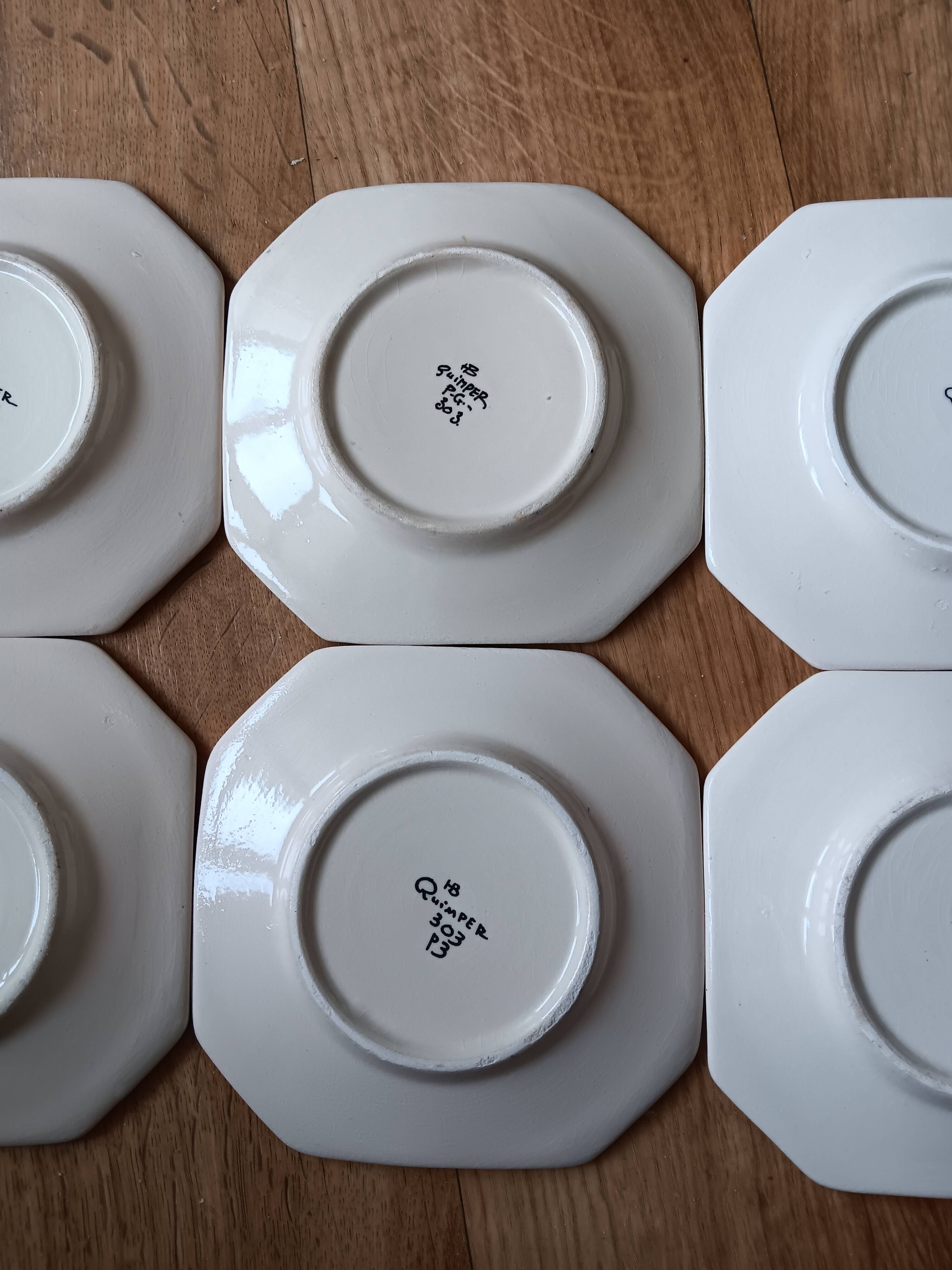 Small HB Quimper plates