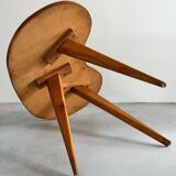 Vintage wooden side table or end table from the 60s
