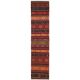 Vintage Turkish Hand-Knotted Wool Cotton Red Runner Rug 81x380