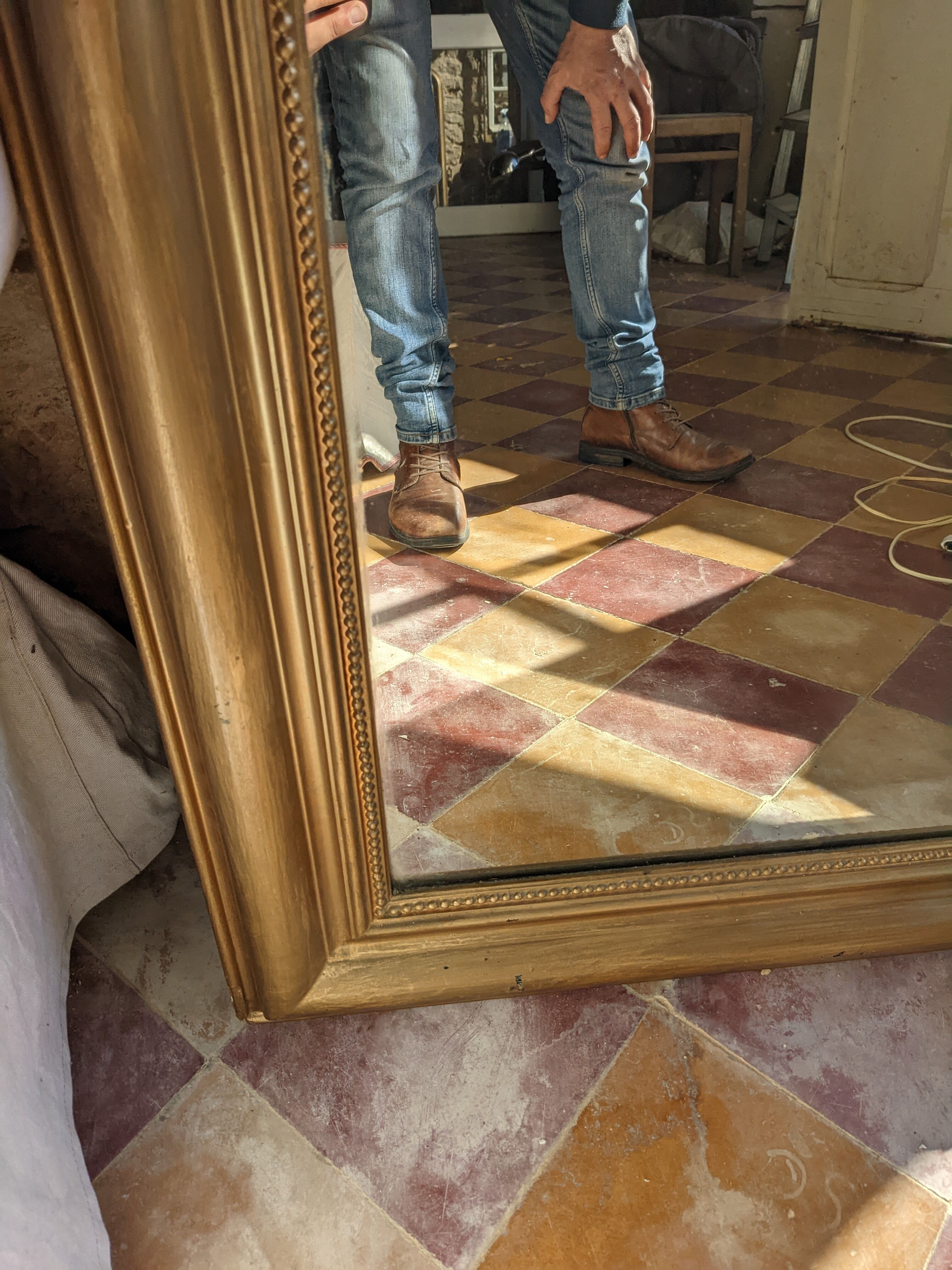 Antique mirror Louis Philippe 90x140cm