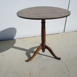 Tripod table with tilting top, Restoration period
