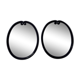 Enamelled cast-iron bath mirror, 40x50cm