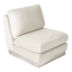 Beige fireside chair by Jacques Charpentier