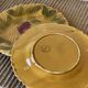 Set of 8 dessert plates in Sarreguemines slip