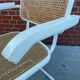 Cesca Chair model with armrest in white