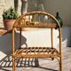 Rattan bedside table "Fidèle"