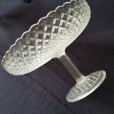 Glass standing fruit cup