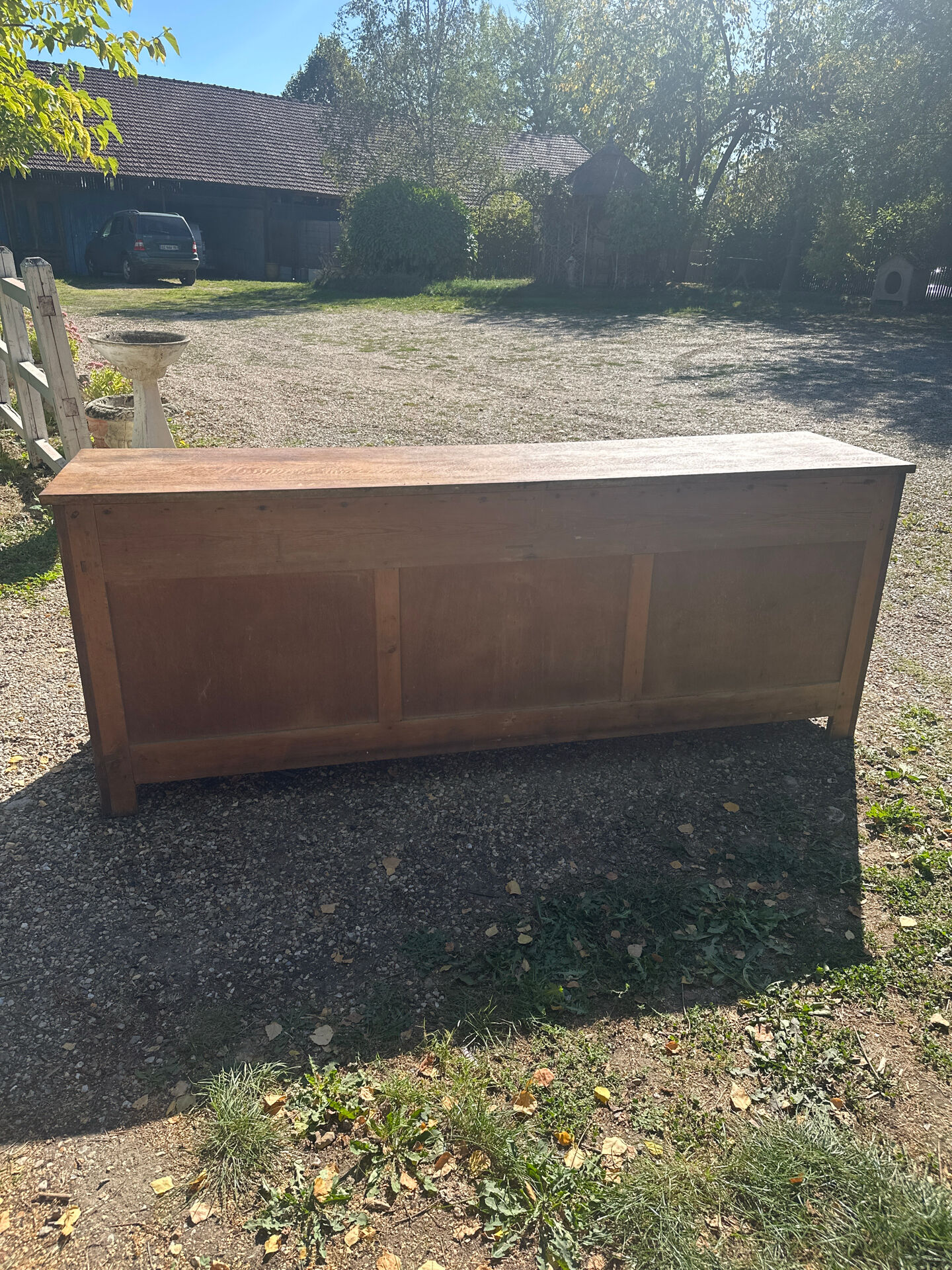 Enfilade raw oak brutalism