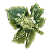 Plat en céramique en forme de feuille, années 60