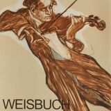 Claude Weisbuch poster violinist