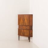 Meuble d'angle danois en palissandre, années 1960