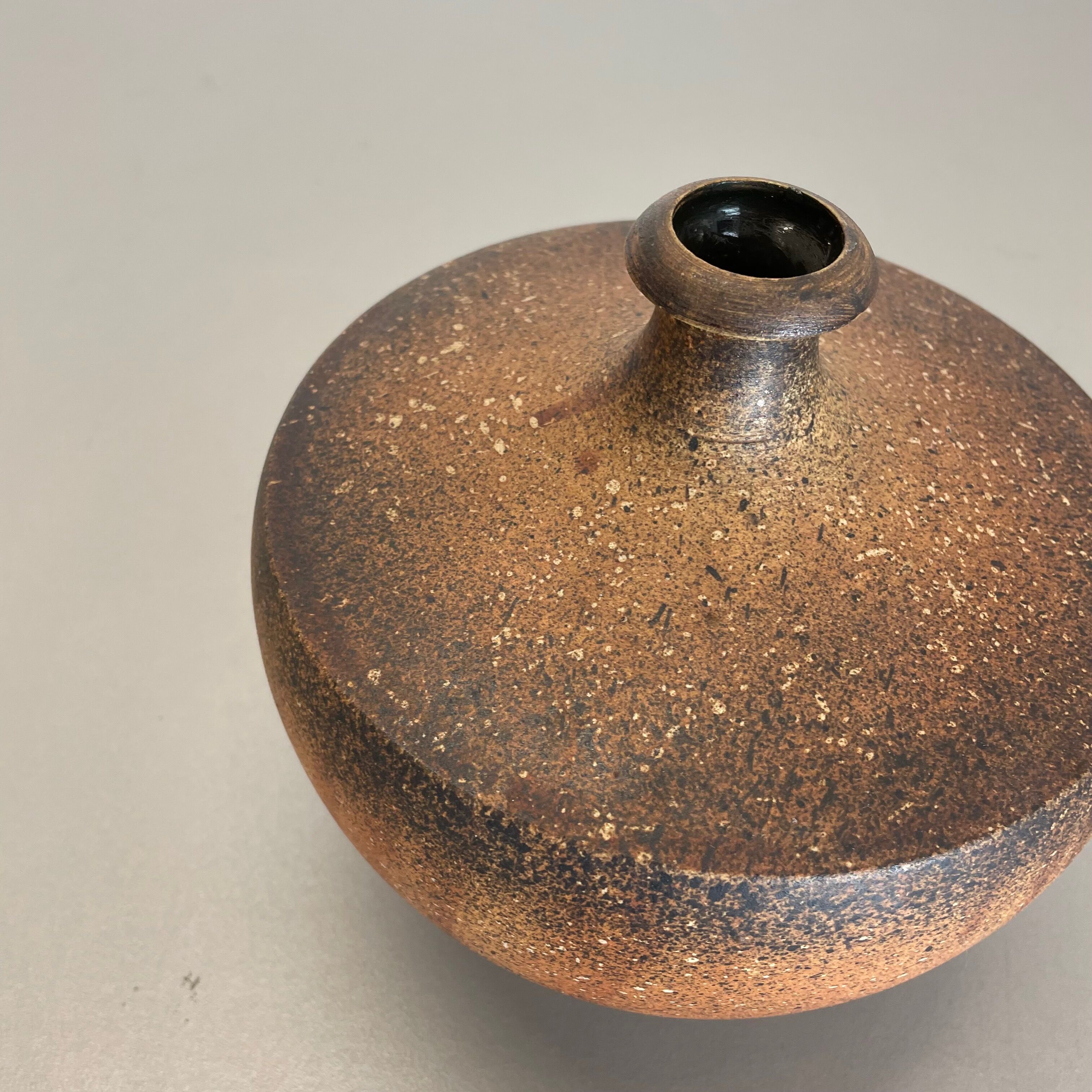 Abstract Ceramic Studio Pottery Ufo Vase by Gerhard Liebenthron, Germany, 1980s