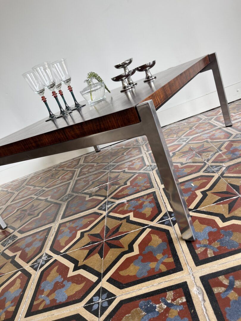 Mid-century rosewood coffee table