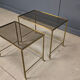 Brass faux bamboo nesting tables, 1960s