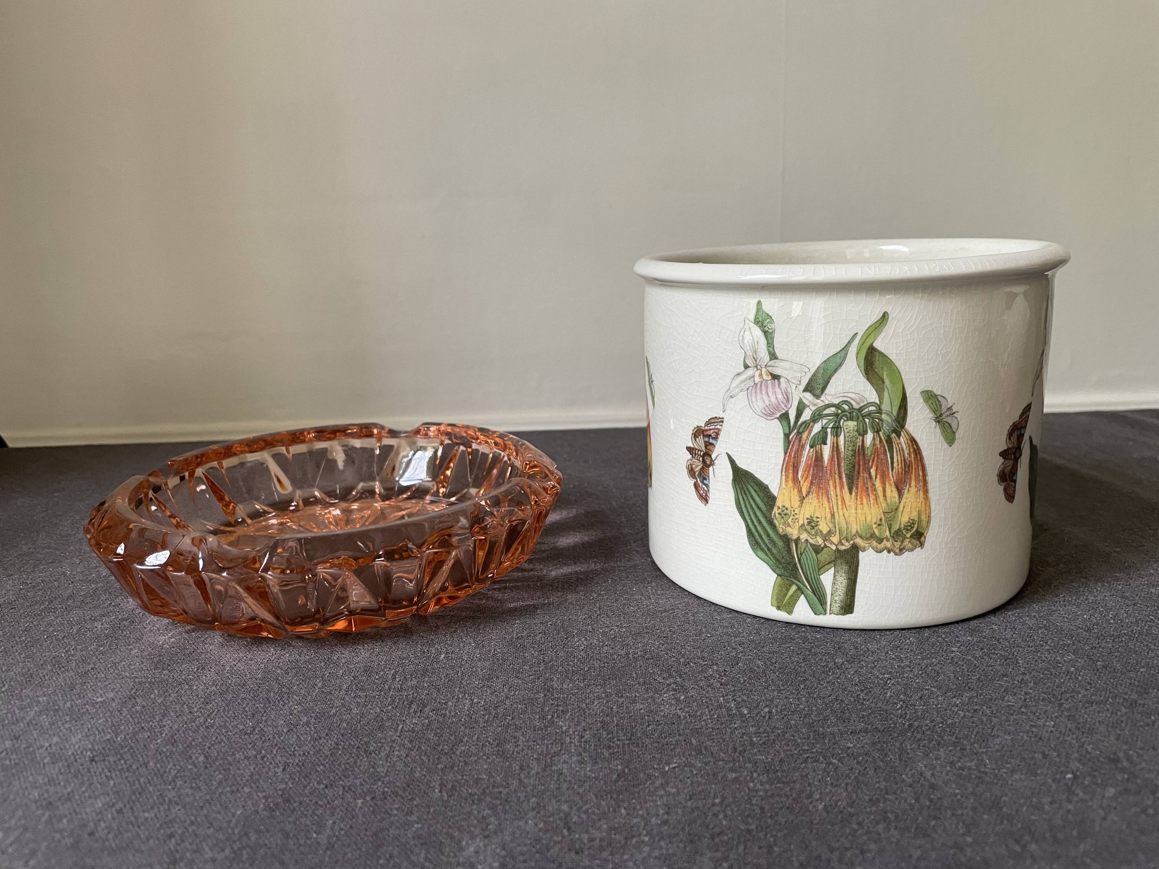 Vintage plant pot “The Botanic Garden”