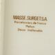 Masse porcelain dish and ravian - Surget France vintage 70/80