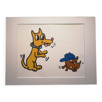 Illustration de Keith Haring - Série 'Animals' - 1/12