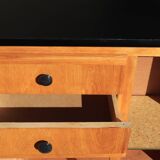 Vintage 1960s 2-door, 2-drawer low cabinet