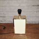 Lampe laquée blanc et laiton guy lefevre vintage 1970