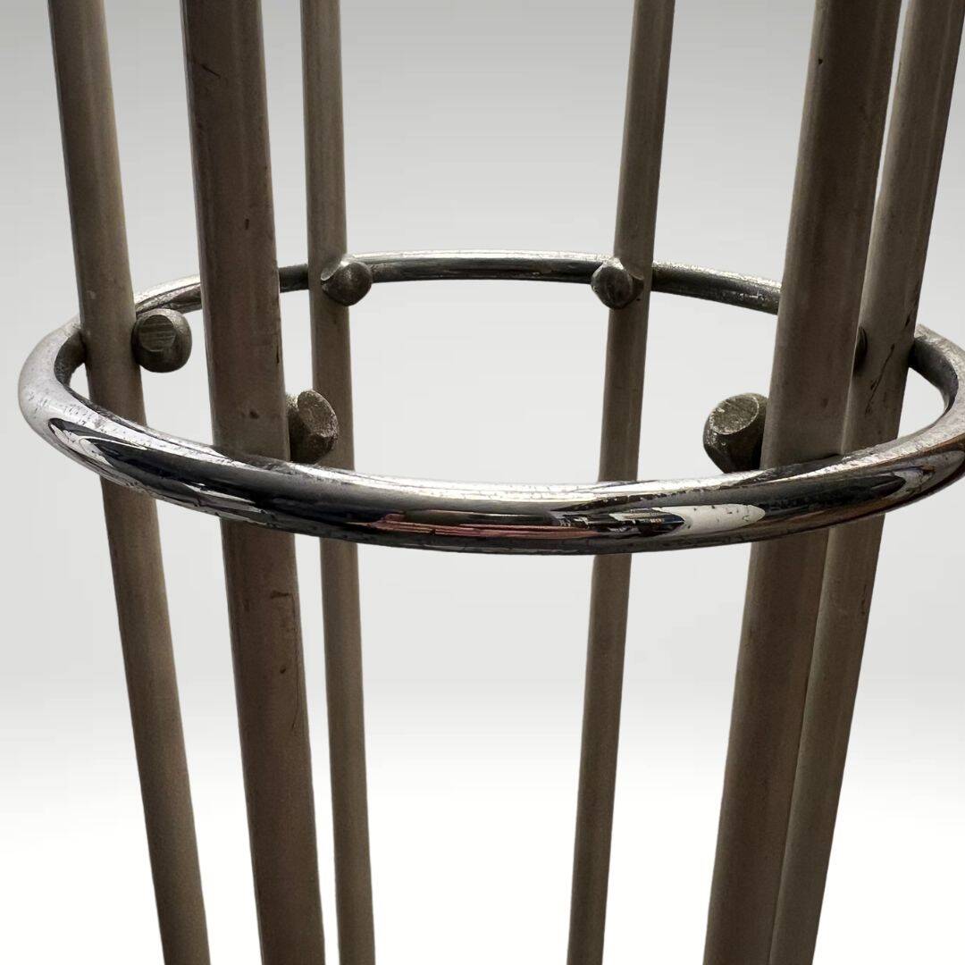 Stilnovo Alberello Floor Lamp, 1960s, White Metal & Marble Base