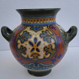 Bulge vase with 2 handles Gouda Holland
