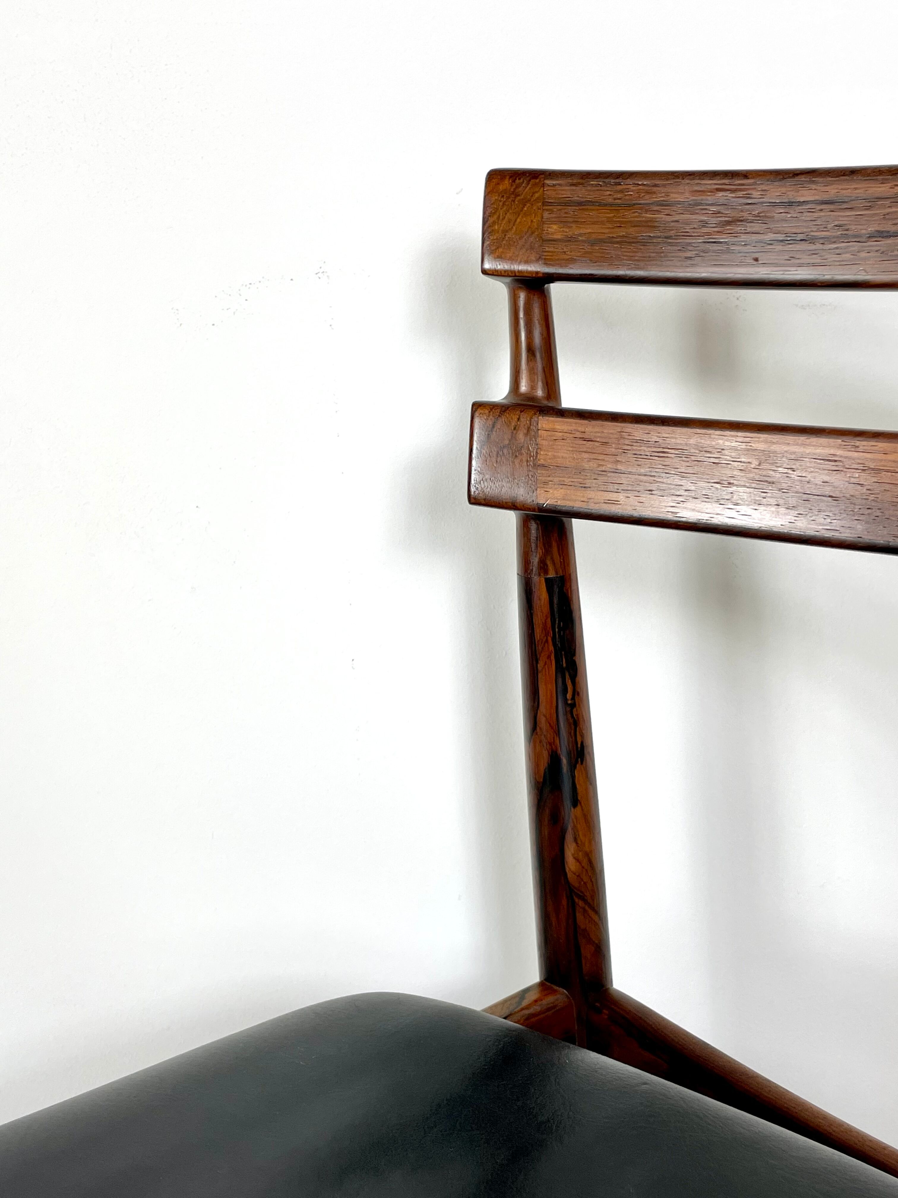 4 chaises par Henry Rosengren pour Brande Denmark 60