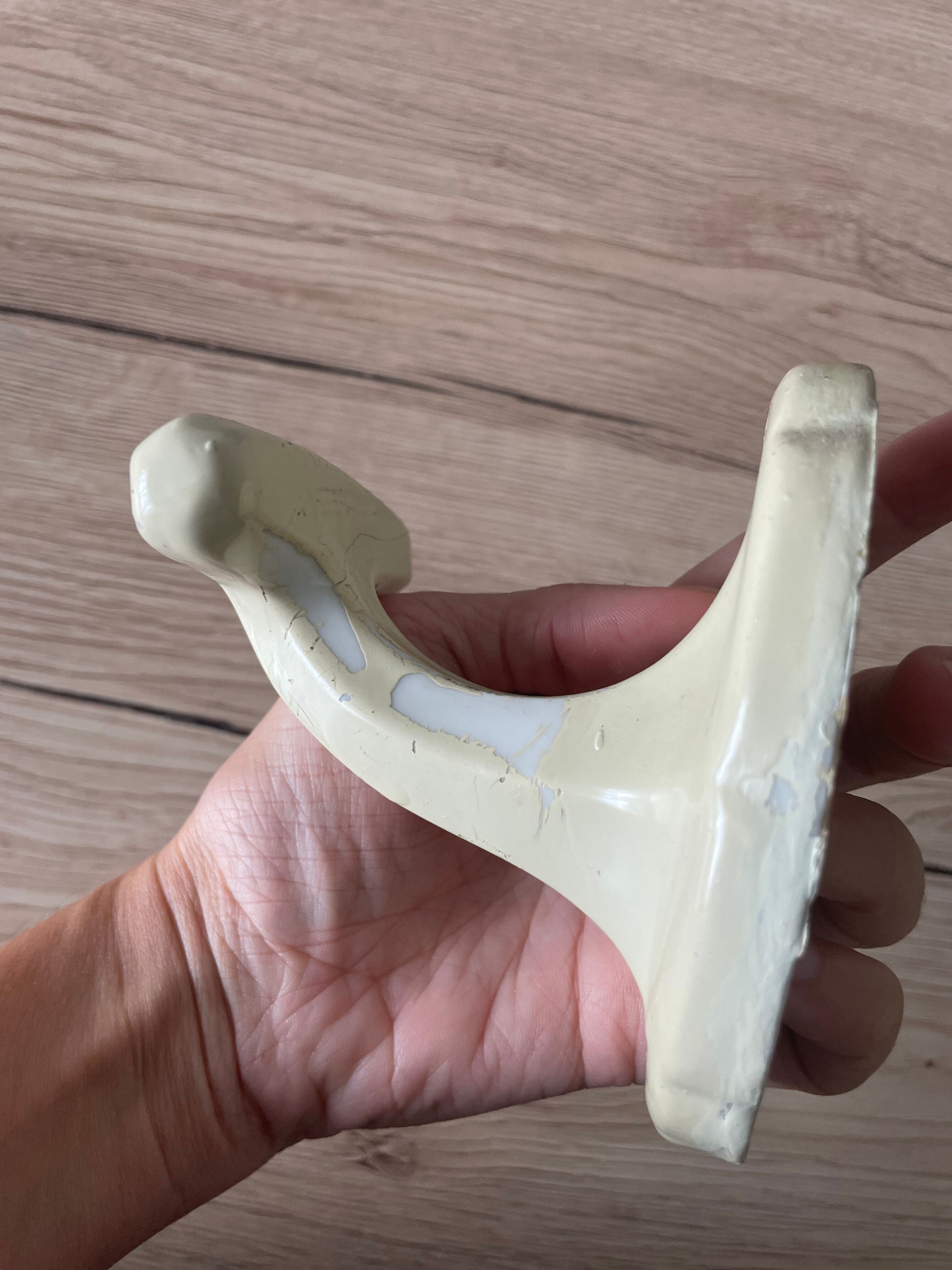 Vintage ceramic wall hook