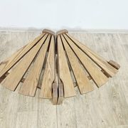 Set of two modular/side tables, Dittman, oak, Netherlands, 1970s.
