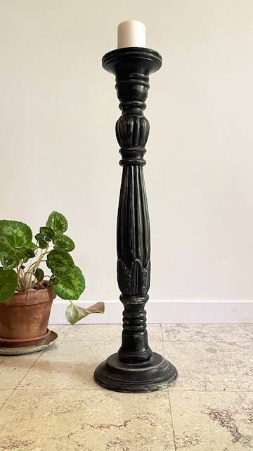Candle holder 65cm Solid oak