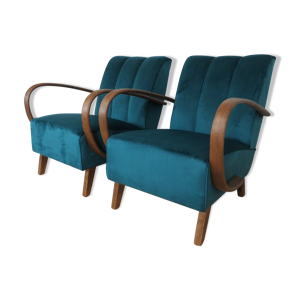 paire de fauteuils Halabala