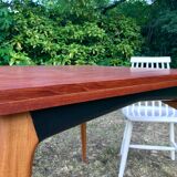 Table rectangulaire scandinave plateau portefeuille, 1970