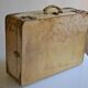 Vintage leather suitcase 1950 house Allemand-Arniaud in Marseille