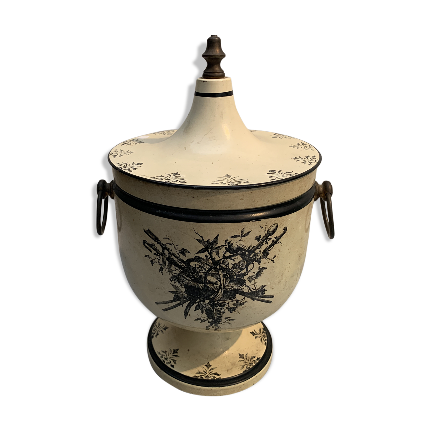 Painted sheet ice bucket