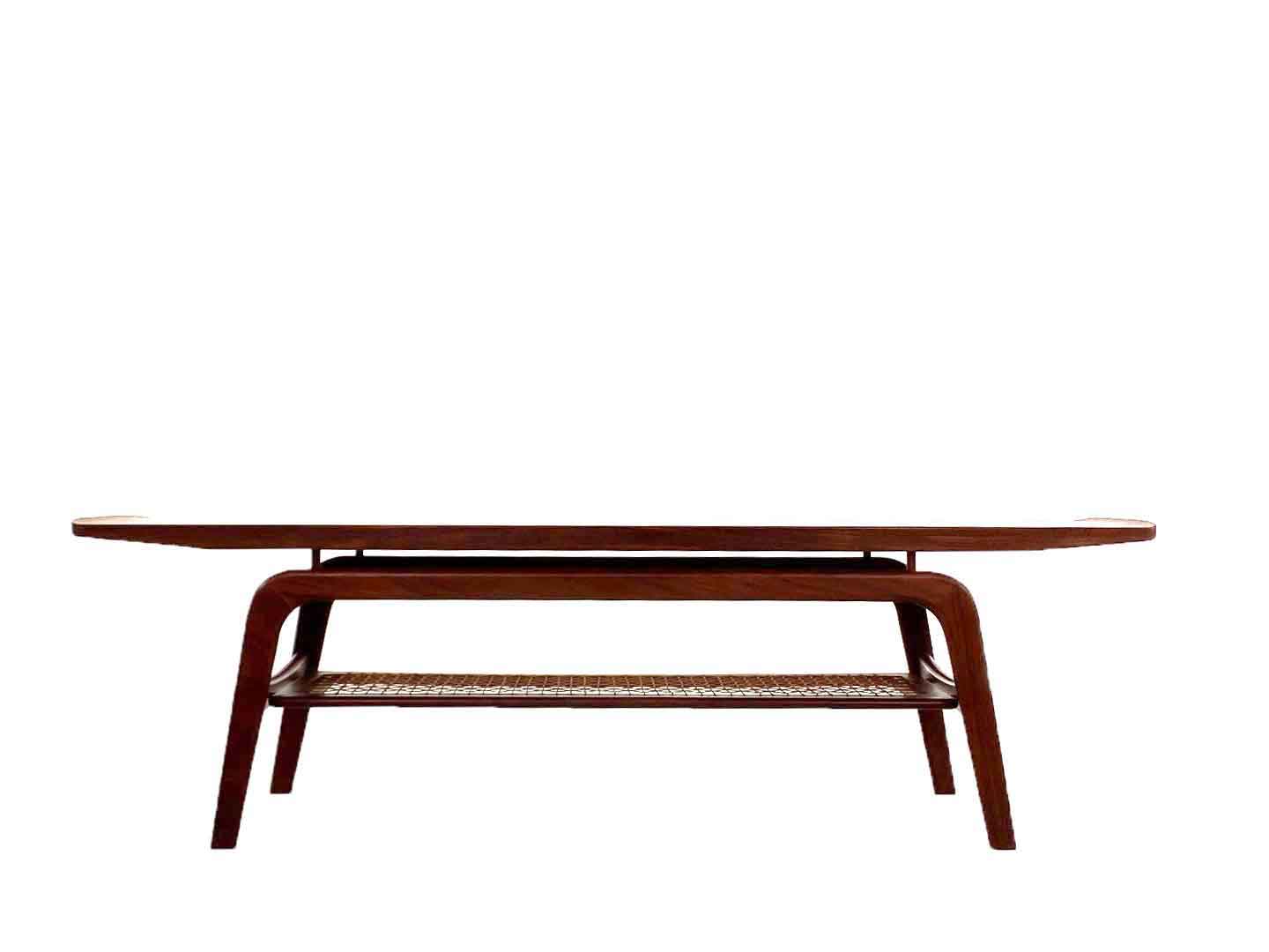 Vintage coffee table by Louis Van Teeffelen for Wébé 1950s