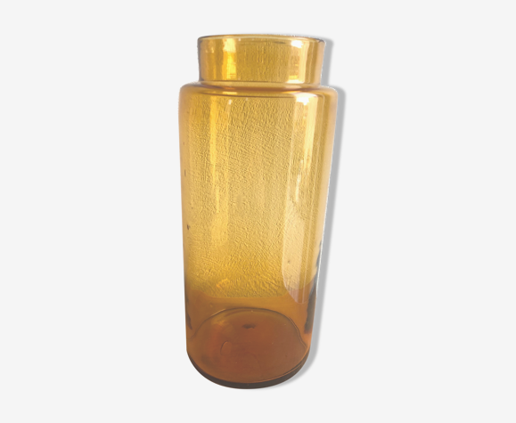 Ancien flacon de pharmacie en verre brun