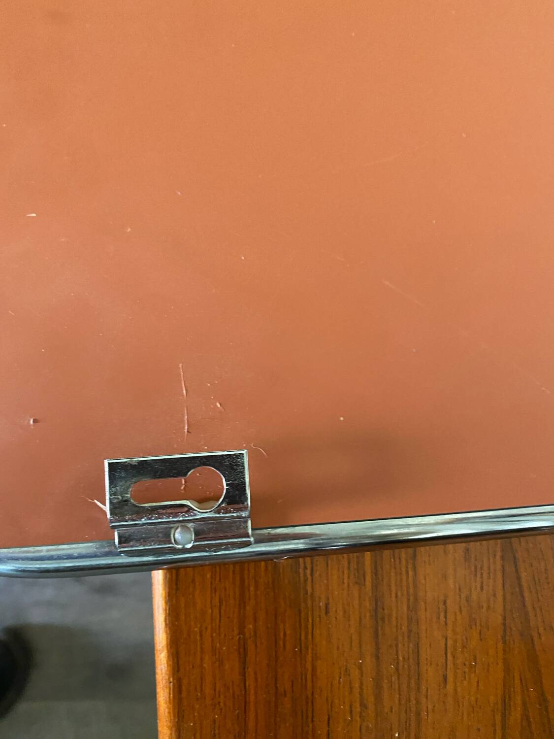 Vintage tubular mirror
