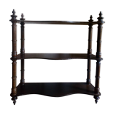Old wooden shelf turned to hang