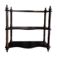 Old wooden shelf turned to hang