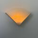 Vintage wall lamp, beige lacquered metal and sandblasted glass, France 1970