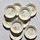 Flat plates in earthenware "Butterfly Flowers" Gien