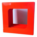 Ranges vinyles 33t en plastique orange 70s