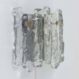 Frosted glass wall light mid-century by J.T. Kalmar Soria, Austria, 1970s